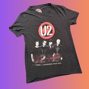 U2 Gray Graphic T-Shirt